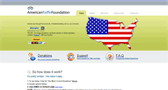 Desktop Screenshot of americanrafflefoundation.com